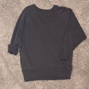 Classic grey oversized crewneck